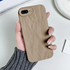 Apple - iPhone 7 Plus Zebana Soft Wrink Silikon Kılıf - Açık Kahverengi