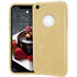 Apple - iPhone 7 Shining Simli Silikon Kılıf - Gold