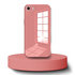 Apple - iPhone SE 2020 Zebana Avesta Cam Kılıf (Silikon Kenar) - Pembe