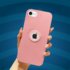 Apple - iPhone 7 Zebana Candy Silikon Kılıf - Rose Gold