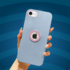 Apple - iPhone 7 Zebana Candy Silikon Kılıf - Mavi
