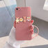 Apple - iPhone 7 Zebana Love Bear Silikon Kılıf - Rose Gold