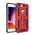 Apple - iPhone 8 Plus Panzer Yüzüklü Kılıf - Kırmızı