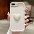 Apple - iPhone 8 Plus Zebana Amour Silikon Kılıf - Krem Rengi