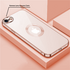 Apple - iPhone SE 2020 Zebana Glint Silikon Kılıf - Rose Gold