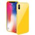 Apple - iPhone X 360 Derece Tam Koruma Magnet Kapak - Ekran Koruyucu Hediyeli - Sarı