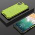 Apple - iPhone X Şeffaf Shockproof Silikon Kılıf - Yeşil