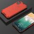 Apple - iPhone X Şeffaf Shockproof Silikon Kılıf - Kırmızı