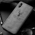 Apple - iPhone XS Silikon Kenar Kumaş Kılıf - Gri