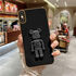 Apple - iPhone X Standlı Robotix Silikon Kılıf - Siyah