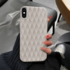 Apple - iPhone X Zebana 3D Wrink Silikon Kılıf - Krem Rengi