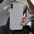 Apple - iPhone X Zebana 3D Wrink Silikon Kılıf - Açık Mavi