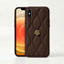 Apple - iPhone X Zebana Camellia Deri Kılıf - Kahverengi