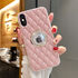 Apple - iPhone X Zebana Diamond Deri Kılıf - Rose Gold