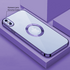 Apple - iPhone X Zebana Glint Silikon Kılıf - Derin Mor