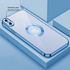Apple - iPhone X Zebana Glint Silikon Kılıf - Açık Mavi