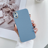 Apple - iPhone X Zebana Kadife Kılıf (Kamera Korumalı) - Mavi