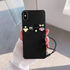 Apple - iPhone X Zebana Love Bear Silikon Kılıf - Siyah