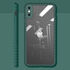 Apple - iPhone X Zebana Mild Silikon Kenar Kılıf - Yeşil