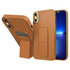 Apple - iPhone X Zebana Royal Standlı Silikon Kılıf (Mıknatıslı) - Kahverengi