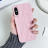 Apple - iPhone X Zebana Soft Wrink Silikon Kılıf - Pembe