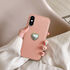 Apple - iPhone X Zebana Velvix Silikon Kılıf - Rose Gold