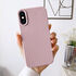 Apple - iPhone X Zebana Woven Silikon Kılıf - Rose Gold