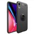 Apple - iPhone XR Zebana Yüzüklü Silikon Kılıf - Siyah