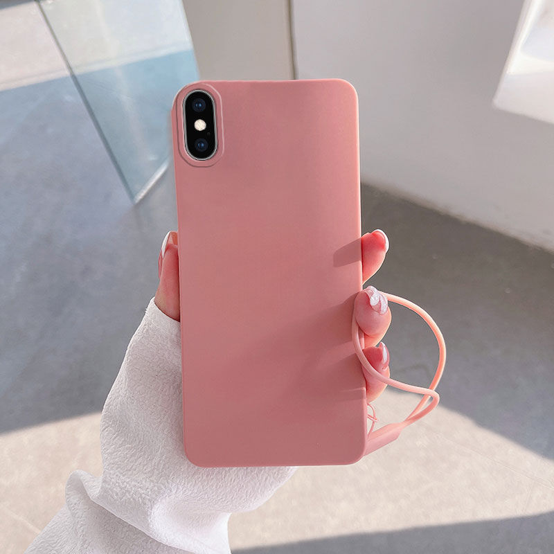 Apple iPhone XS Max Uyumlu Zebana Love Yumuşak Silikon Pembe Kılıf