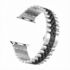 Apple Watch 38mm-40mm-41mm KRD-36 Metal Kordon (SAAT DAHİL DEĞİLDİR) - Gri - Siyah