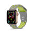 Apple Watch 38mm-40mm- 41mm KRD-02 Silikon Kordon (SAAT DAHİL DEĞİLDİR) - Füme+Su Yeşili