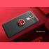 Huawei - Mate 20 Lite Zebana Yüzüklü Silikon Kılıf - Siyah - Kırmızı