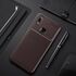 Huawei - P Smart 2019 Çizgi Detaylı Silikon Kılıf - Kahverengi