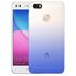 Huawei - Honor 9 Lite Renkli Transparan Rubber Kapak - Mavi