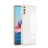 Huawei - P Smart S Zebana Golden Silikon Kılıf - Beyaz