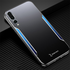Huawei - P20 Pro Zebana Metal Mitras Kılıf (Silikon Kenar) - Mavi