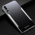 Huawei - P20 Pro Zebana Metal Mitras Kılıf (Silikon Kenar) - Gri