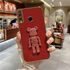 Huawei - P30 Lite Standlı Robotix Silikon Kılıf - Bordo