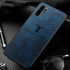 Huawei - P30 Pro Silikon Kenar Kumaş Kılıf - Mavi