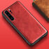 Huawei - P30 Pro Zebana Lüx Deri Kılıf - Kırmızı