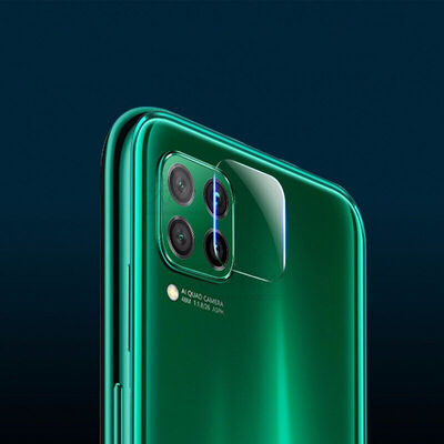 Huawei - P40 Lite Kamera Lens Koruma Camı - Siyah