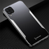 Huawei - P40 Lite Zebana Metal Mitras Kılıf (Silikon Kenar) - Gri