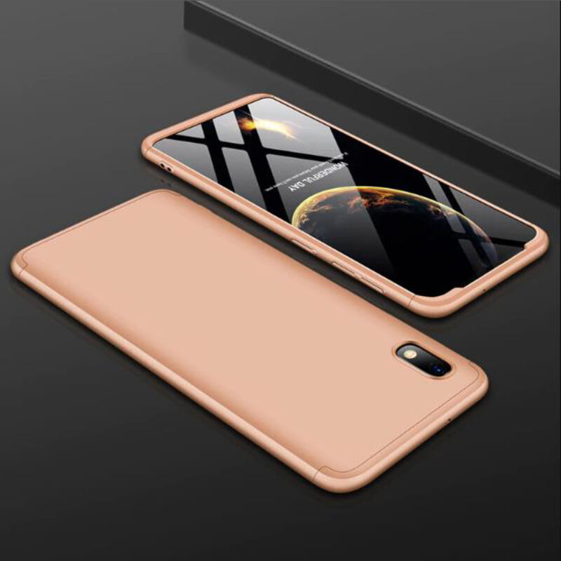 Huawei - Y5 2019 Kamera Korumalı Platinum Kılıf - Gold