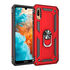 Huawei - Y6 2019 Panzer Yüzüklü Kılıf - Kırmızı