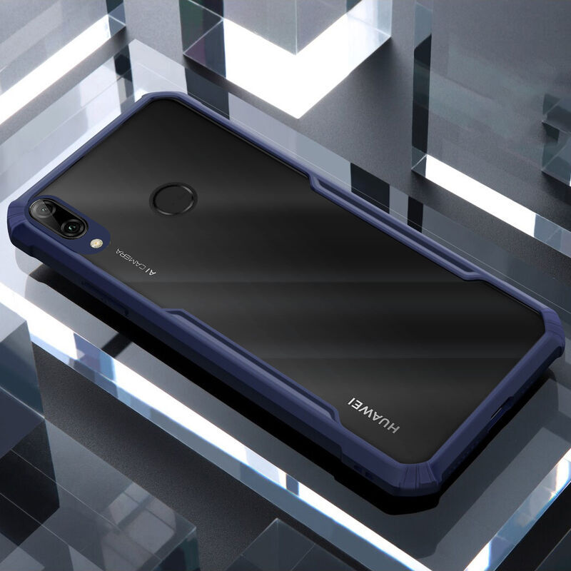 Huawei - Y7 2019 Zebana ShockProof Silikon Kılıf - Mavi
