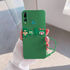 Huawei - Y9 Prime 2019 Zebana Love Bear Silikon Kılıf - Açık Yeşil