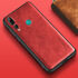 Huawei - Y9 Prime 2019 Zebana Lüx Deri Kılıf - Kırmızı