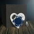 Kalp Baskılı Magnet (Şişe Açacaklı) - Mavi Desen
