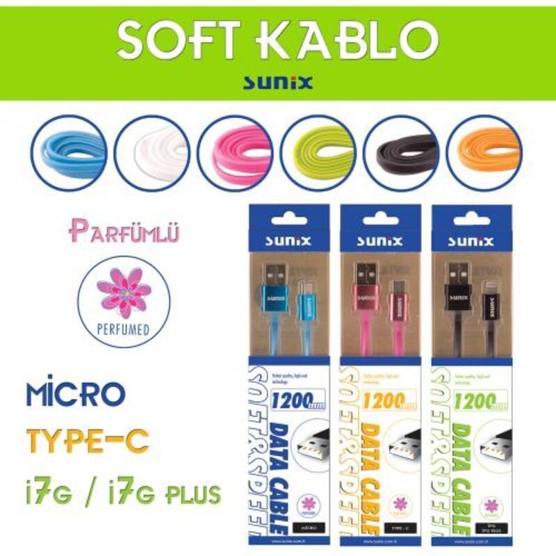 MİCRO Data Kablo Soft And Speed - Mavi