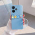 İnfinix - Hot 30i Zebana Love Bear Silikon Kılıf - Açık Mavi